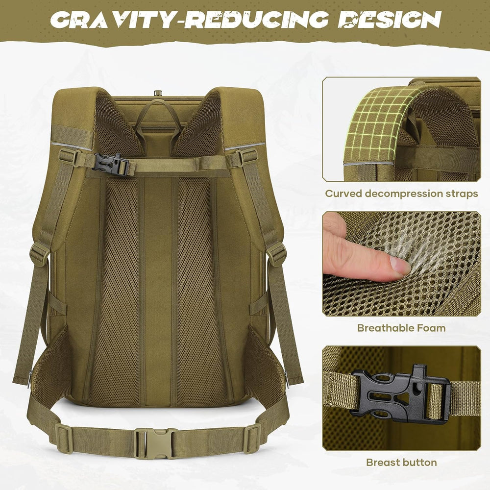 Maelstrom Tactical Backpack for Men, Water Resistant 40L Military Bag