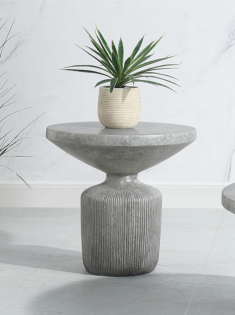 Weathered Gray End Table