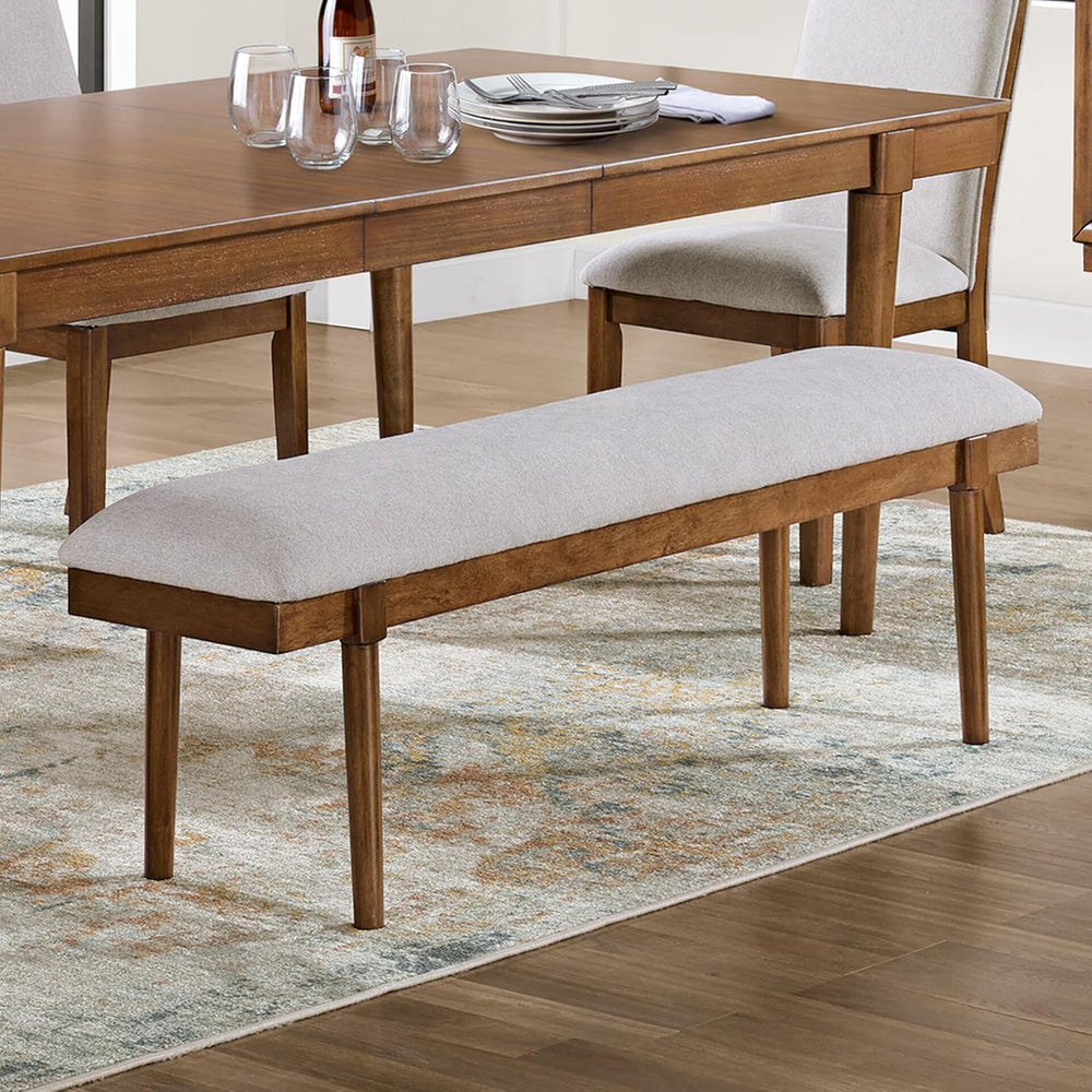 Signature Design by Ashley Dining Bench, 59" Backless Upholstered Wood |...