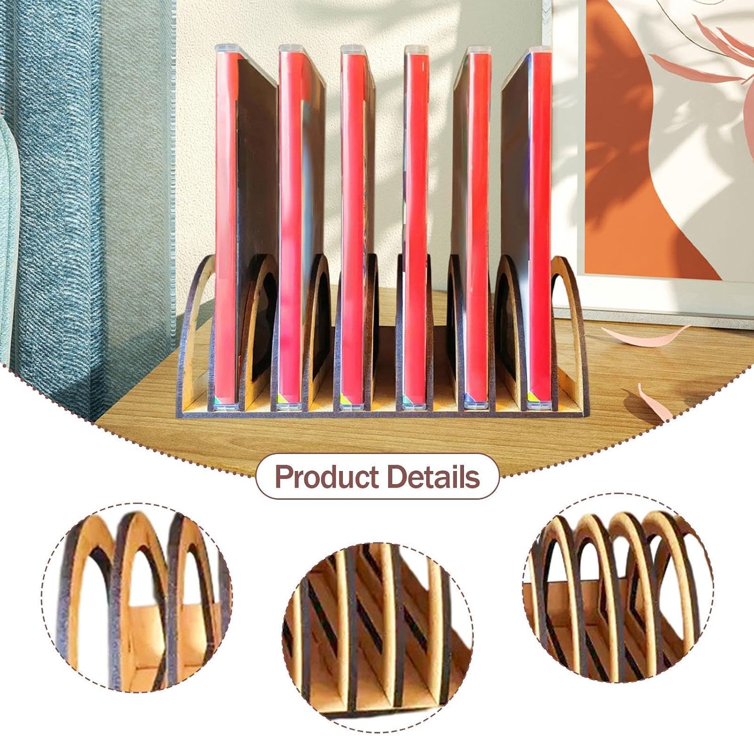 DuskHaven Vinyl Record Divider Separator Reusable Organization Accessories Premium Record