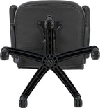 Flash Furniture X10 High-Back LeatherSoft Racing Style Gaming Chair with Flip-Up Arms, Ergonomic Padded Swivel Computer Chair, Blue/Black