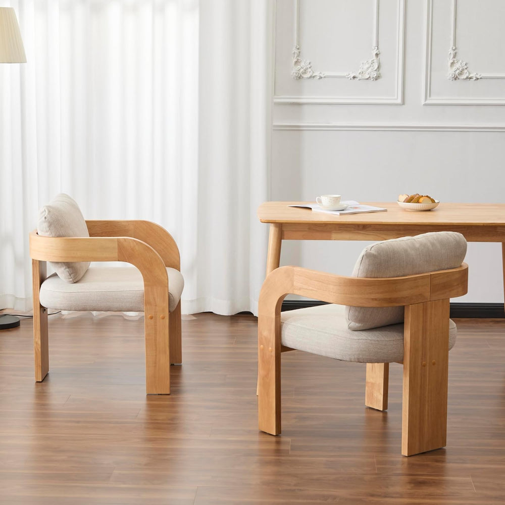 Christopher Knight Home Yorick Modern Dining Chair Set of 2 with Cushion, Sol...