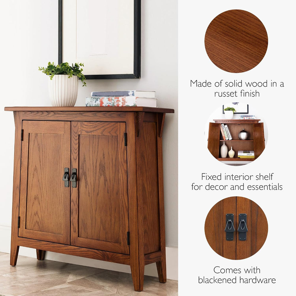 Leick Home Mission Console Cabinet, 30", Russet