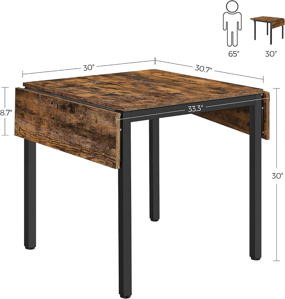 VASAGLE Folding Dining Table, Kitchen Table