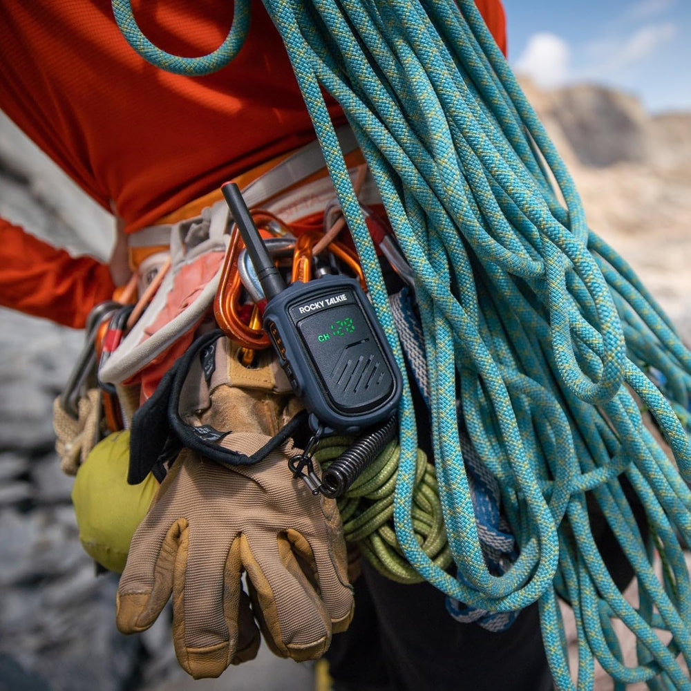 Mountain Radio - Long Range Walkie Talkie, FRS Handheld Radio, 4 Day Battery ...
