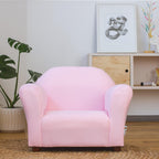 Keet Roundy Gingham Chair for Kids Upholstered Toddler Armchair for Ages 2–5, Sturdy Wooden Frame, Soft Durable Cotton Fabric, Lightweight, Fully Assembled, Ideal for Playrooms, Nurseries & Bedrooms.