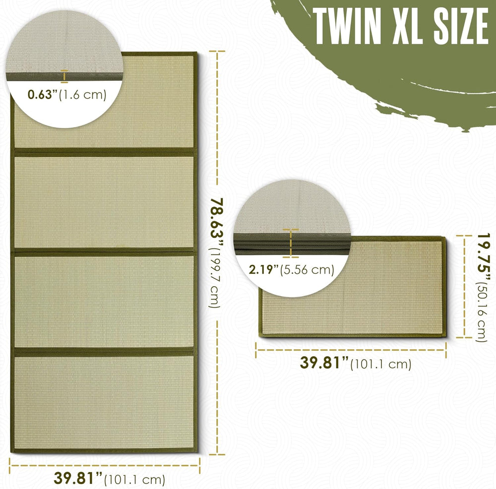 Tatami Mat, Tatami Mattress, Japanese Sleeping Mat, Traditional, 80x40 | Hous...