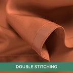 Queen Sheets by Pure Bamboo, Genuine 100% Organic Viscose Derived from Bamboo Bed Sheet Set, Luxuriously Soft & Cooling, Double Stitching, Lifetime Quality Promise (Queen, Terracotta)