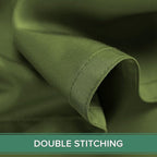 Queen Sheets by Pure Bamboo, Genuine 100% Organic Viscose Derived from Bamboo Bed Sheet Set, Luxuriously Soft & Cooling, Double Stitching, Lifetime Quality Promise (Queen, Pesto)