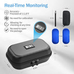 Insulin Cooler Travel Case TSA Approved, Refrigerated Medicine Travel Case with Temperature Display, Wrist Strap & 2 Reusable Ice Packs, Gift For Daily and Trip