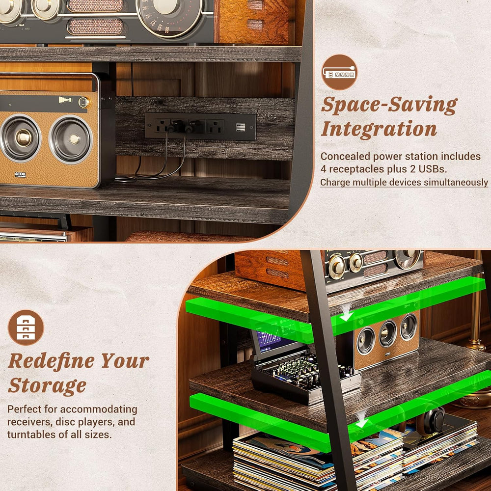 Armocity AV Media Stand, Stereo Stands and Racks Small Entertainment Center