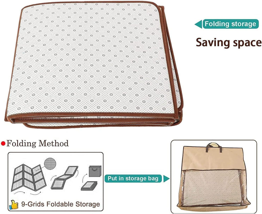 MYOYAY Large Japanese Tatami Mat 71x 71in Large Summer Breathable Sleeping Mat Foldable Rattan Floor Mat Non-Slip Memory Foam Stitching Carpet Crawling Mats Living Room Bedroom Playroom Yoga
