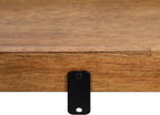 Kate and Laurel Lowry Farmhouse Wood Ladder Shelf; 18 x 14 x 58; Natural Wood; Decorative Modern Leaning Shelf for Storage and Display