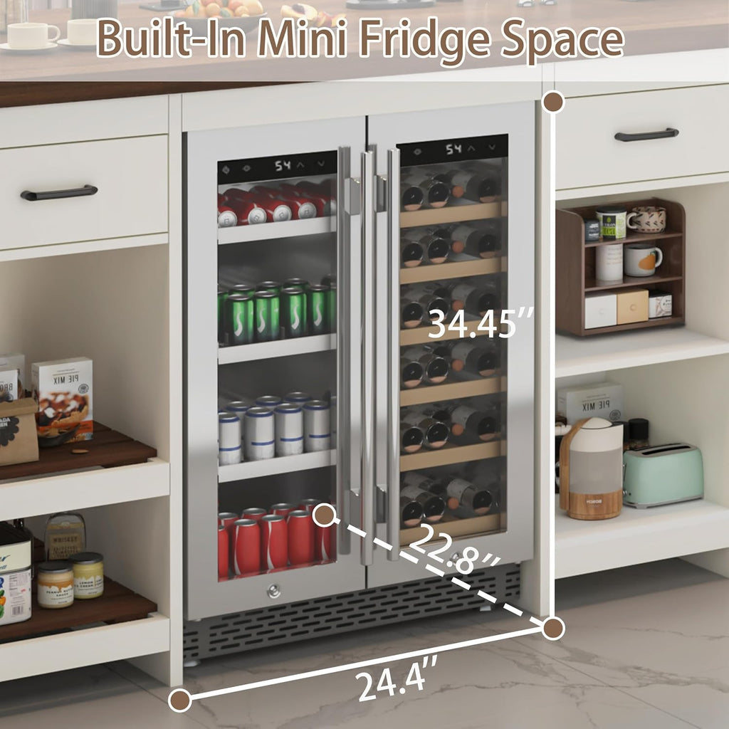 72" Stationary Kitchen Island with Charging Station | Large Kitchen Bar Island Table, 6 Storage Drawers, Open Shelves & Built-in Fridge Space, Towel Racks