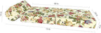 D&D Futon Furniture Sleeper Chair Folding Foam Beds, Portable Studio Guest Sofa Bed (Big Roses, 70 x 24 x 6)