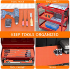 Foam Toolbox Liner Drawer Liner, Non-Slip Shelf Liners 16" W x 72" L Orange | Tool Drawer Mat Tool Box Mat Washable Toolbox Liner for Protecting Cabinet, Garage, Cart, Tool Box, Shelf, Workbench