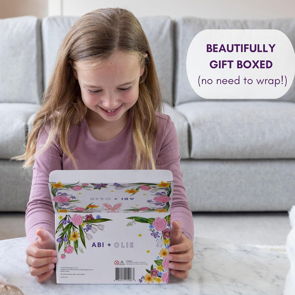 Kids Jewelry Box for Girls, Musical Jewelry Box, Kids Music Boxes - Plays Swan Lake - Perfect Dance Recital & Birthday Gifts for Girls 4-6 and 6-12