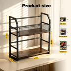 2-Tier DVD Storage Rack, DVD Holder Organizer Shelf, Space Saving Media Storage Stand for DVDs CDs Video Games, Display Organizer for Home Office Living Room