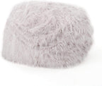 Christopher Knight Home Faux Fur Faux Fur Beanbag, 5', Lavender