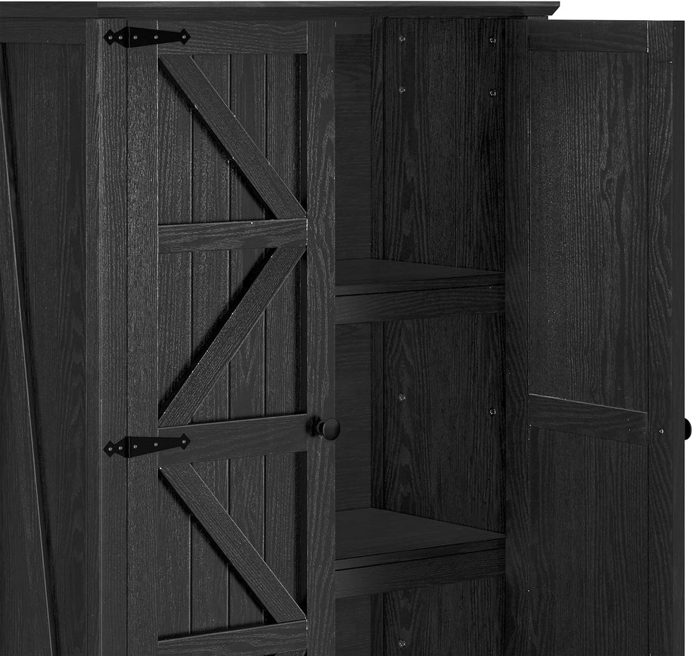 DWVO Farmhouse Kitchen Pantry Cabinet, 64.5" Tall Storage Cabinet with 2...