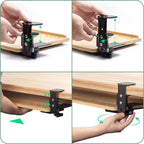 D'vine Dev Under Desk Keyboard Tray with Wrist Rest Bamboo Wood Keyboard Drawer and Mouse Pad, Original Wood, KBT-1