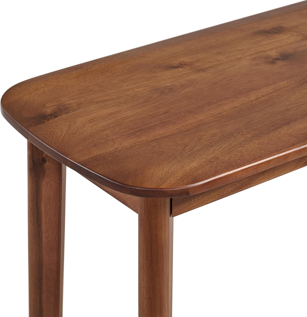 Alaterre Furniture Calais Solid Wood Console Table, Chestnut, 48”