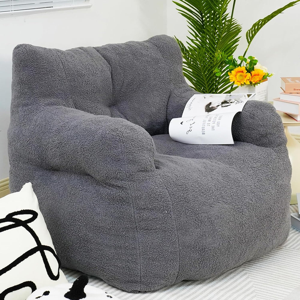 DKLGG Bean Bag Chairs for Adults, Giant Bean Bag Chair with Filler Included F...