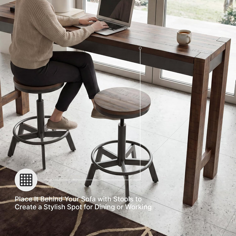 Signature Design by Ashley Counter Height Dining Table, 72-in Behind Couch