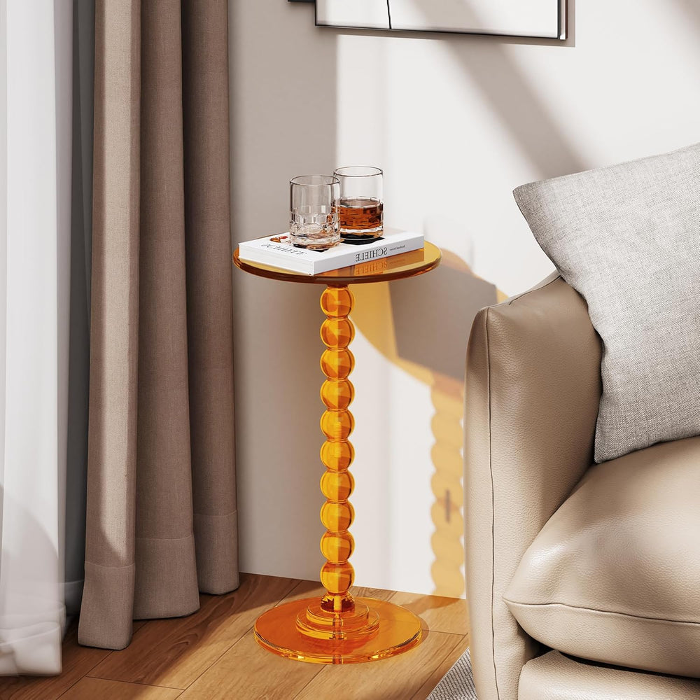Acrylic Side Table+Coffee Table Set of 2