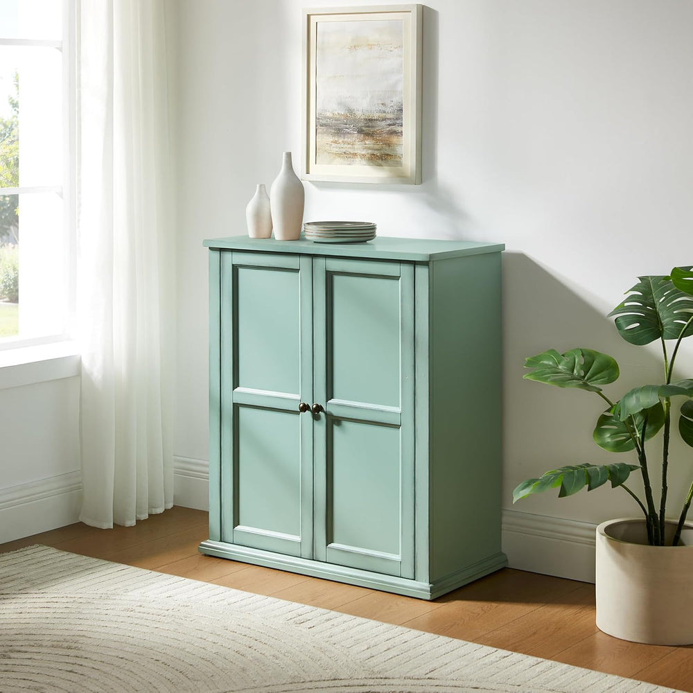 Crosley Furniture Holbrook Traditional Stackable Kitchen Storage Pantry, Acce...