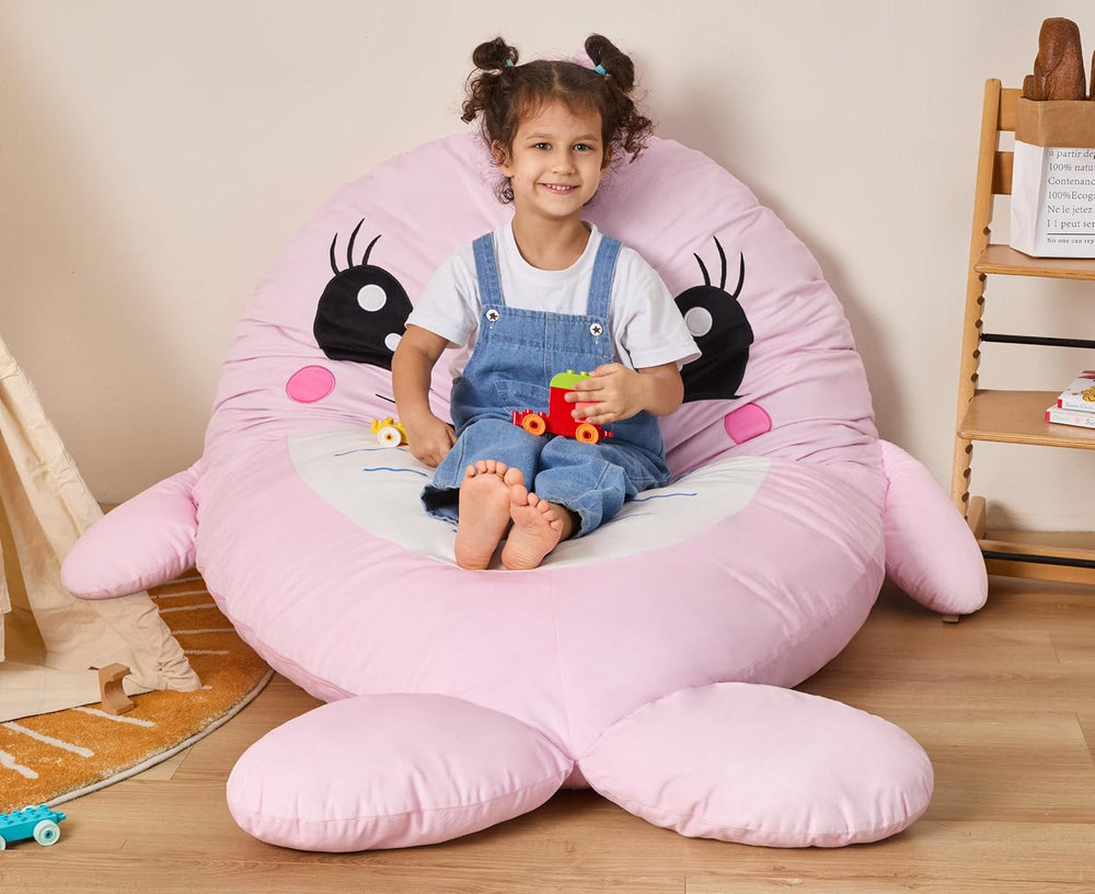 Hobestluk Bean Bag Chairs Bean Bag Floor Cushion, Bean Bag Chair for Adults B...