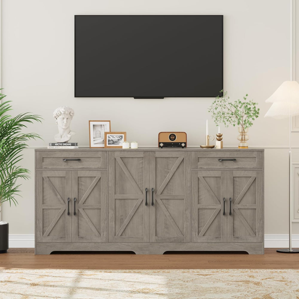 BOTLOG 71” Large Sideboard Buffet Cabinet with Storage
