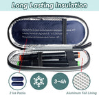 Insulin Cooler Travel Case, Medication Diabetic Cool Organizer Bag with 2 Ice Packs for Daily Life and Trip Use, Green