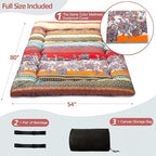 MAXYOYO Japanese Floor Mattress Futon Mattress, 4" Thicken Tatami Mat Sleeping Pad Foldable Roll Up Mat Boys Girls Dormitory Pad Kids Floor Lounger Pillow Bed, Charcoal Grey, Queen Size