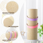 Geetery 2 Pcs Vertical Headband Holder Organizer Hairband Display Stand Headband Stand for Women Hair Hoop Accessories(Beige)