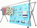Clothes Drying Racks Outdoor, Updated Version,Stainless Steel Laundry Drying Rack for Indoor Outdoor and The Balcony,Length Adjustable Saves Space,with Windproof Hooks