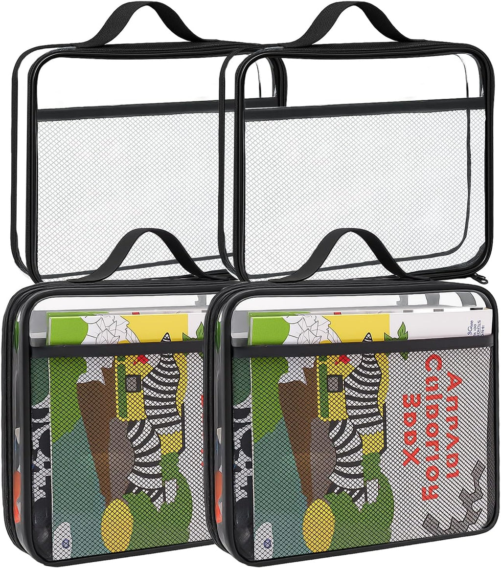Large Kids Toy Storage Bag - Durable Waterproof Foldable Organizer, Portable Playroom Cleanup Solution for Toys, Books, Art Supplies (Eco-Friendly Material, Black