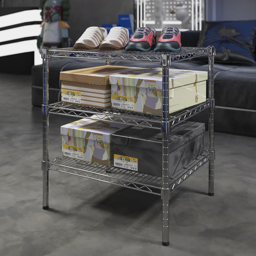 21" Deep x 24" Wide x 27" Height Wire Shelving Kit | 3-Tier | NSF Commercial Storage Rack Unit