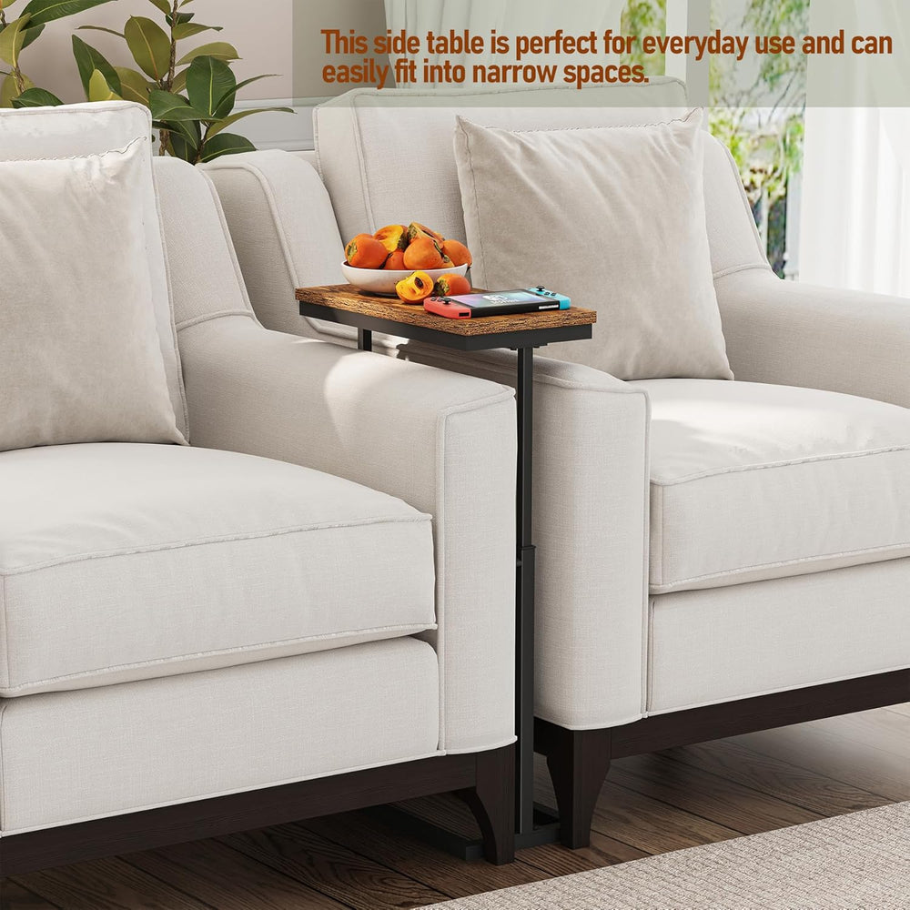 TUTOTAK End Table, Side Table, Tall Couch Table, Sofa Table, Living Room, Bed...