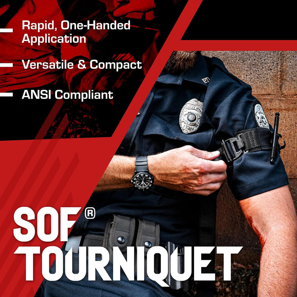 TacMed Solutions SOF Tourniquet (Generation 5) - Black, Military-Grade Tourni...