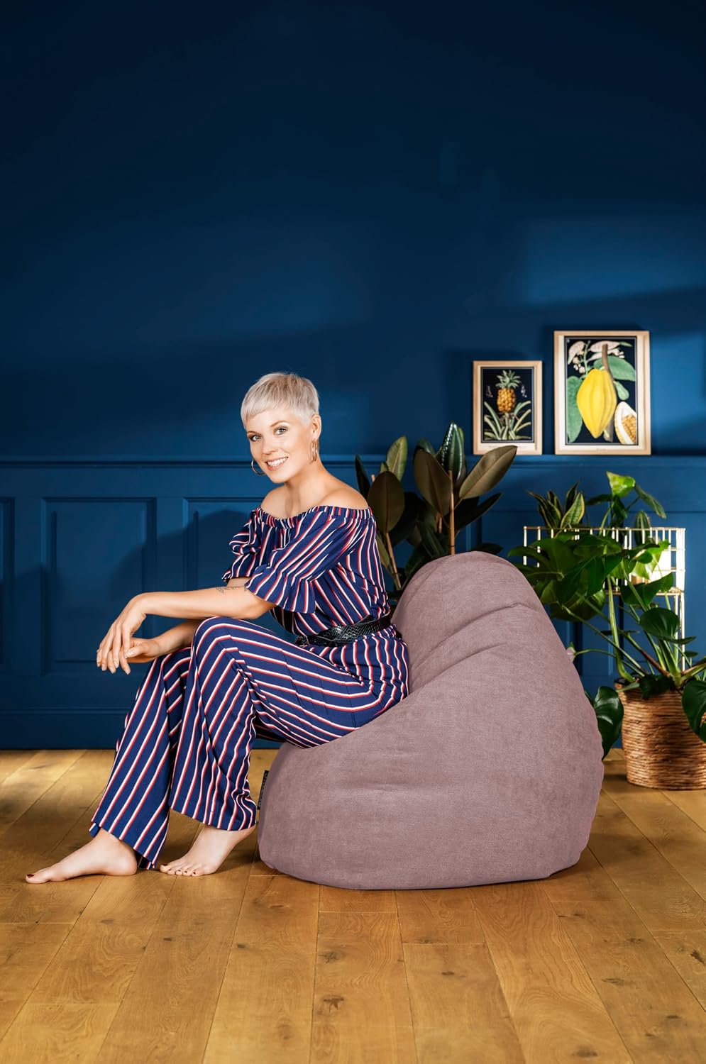 Alfa Bean Bag Chair pink