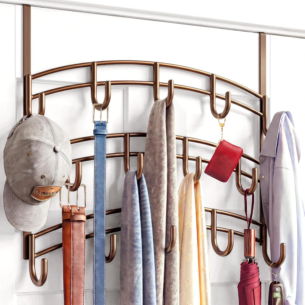 LYNK Professional® Home™ Over the Door Hooks - 14 Hook – Over the Door Coat R...