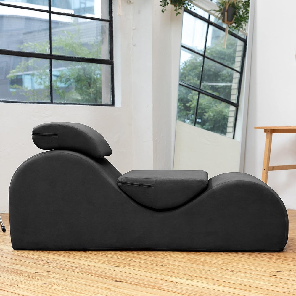 Avana Luvu Lounger - Chaise Lounge Chair for Yoga, Exercise, Massage - High D...