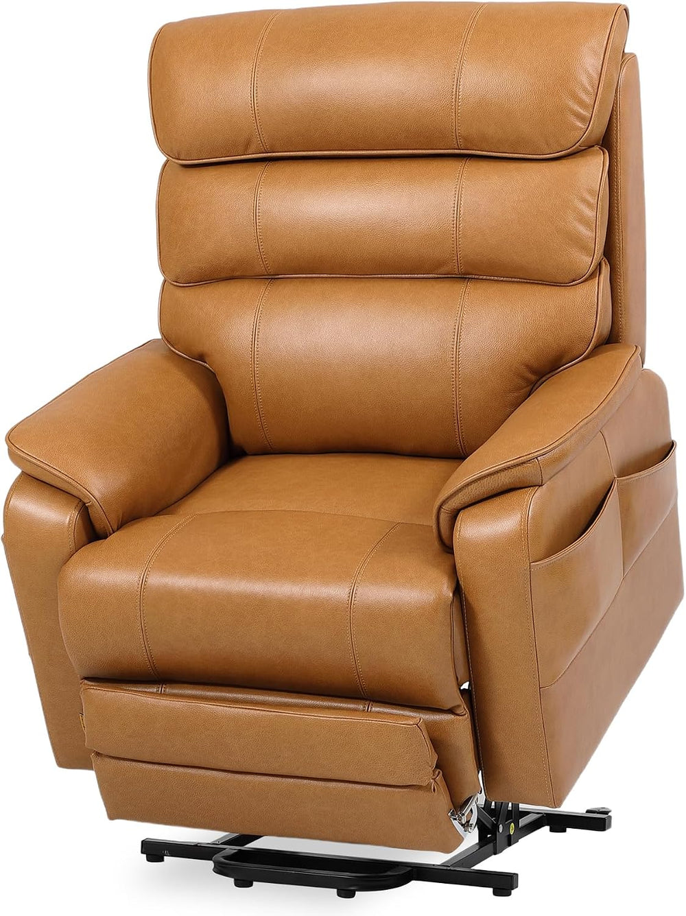 DYNOX 400 LBS Genuine Leather Big Tall Man Large-Wide Power Dual Motor Lift R...