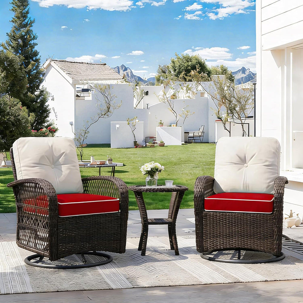 2 Pack Outdoor Chair Cushion 20" X 20" X 4", Waterproof Outdoo...