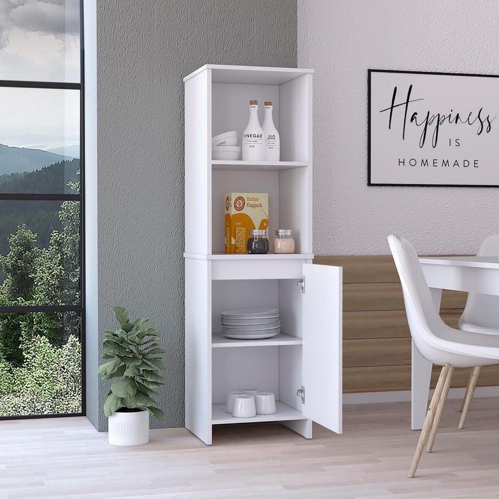 17.71" D*15.74" W*59.29" H Freestanding Kitchen Pantry with 2 ...