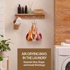 ZEDODIER Belt Hanger, 2 Pack Rotatable Belt Rack Closet Accessories Organizer, Maximum 24 Storage Capacity, Hanging Holder Storage Hook for Belt, Bra, Tank Top, Tie, Scarf, Purse, Silver