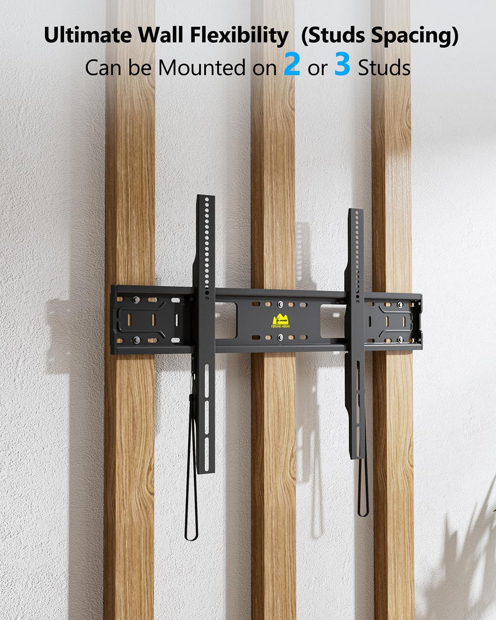 FORGING MOUNT Heavy Duty Fixed TV Wall Mount Holds up to 275Lbs for 50-120 in...