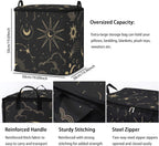 Large Comforter Storage Bag with Zipper,Closet Organizer for Clothes,Blankets,Quilts,Pillows,Fabric Storage Bags with Portable Handles 95L(2-Pack)