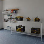 24" Deep x 72" Wide x 34" Height Wire Shelving Kit | 2-Tier | NSF Commercial Storage Rack Unit